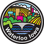 герб на Ватерло, Айова, САЩ